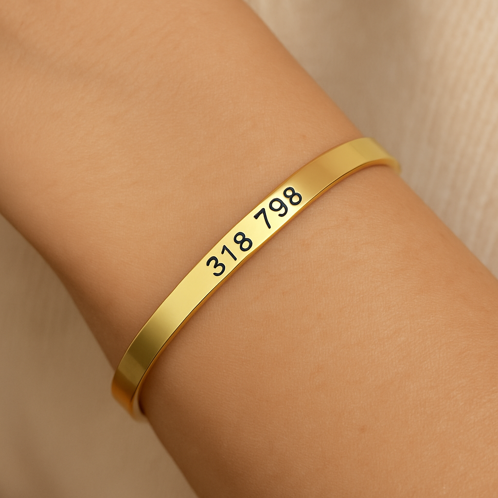 Bracelet "Amour de soi & guérison du passé" – Code Grabovoi 918 794 8181