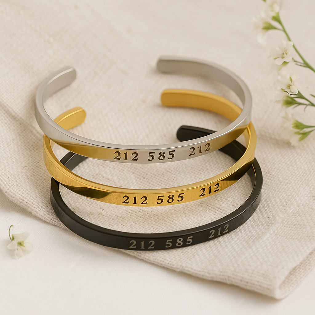 Bracelet "Clarté et direction" – Code Grabovoi 212 585 212